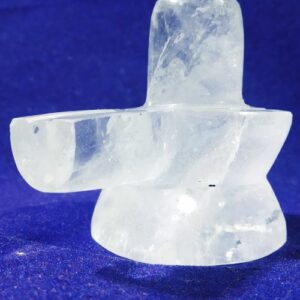 Abhimantrit Indian Sphatik Shivling - 128Gram - Image 4