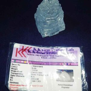 Abhimantrit Indian Sphatik Shree Yantra & Lab Certified -108 Gram - Image 5