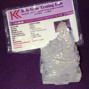 Lab- Certified Indian Sphatik Shree Yantra & Original - 98 Gram - Image 5