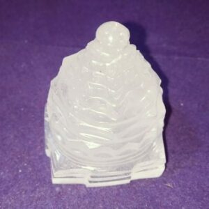 Abhimantrit Indian Sphatik Shree Yantra & Lab Certified -244 Gram - Image 1