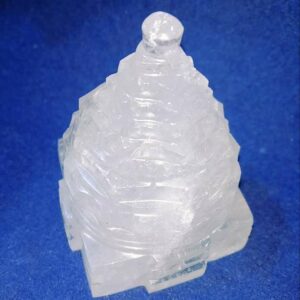 Indian Sphatik Shree Yantra & Lab Certified  -186  Gram - Image 2