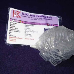 Natural Indian Sphatik Shree Yantra & Lab Certified - 178 Gram - Image 3