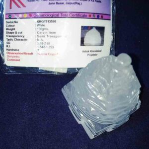 Lab- Certified Indian Sphatik Shree Yantra -158 Gram - Image 5