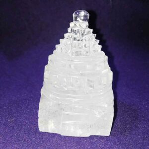 Abhimantrit Indian Sphatik Shree Yantra & Lab Certified -126 Gram - Image 2