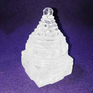 Abhimantrit Indian Sphatik Shree Yantra & Lab Certified -126 Gram - Image 1