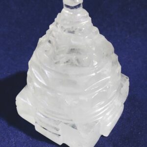 Abhimantrit Indian Sphatik Shree Yantra & Lab Certified -210 gram - Image 1