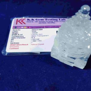 Abhimantrit Indian Sphatik Shree Yantra & Lab Certified - 102 Gram - Image 2