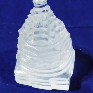 Abhimantrit Indian Sphatik Shree Yantra & Lab Certified - 102 Gram - Image 1