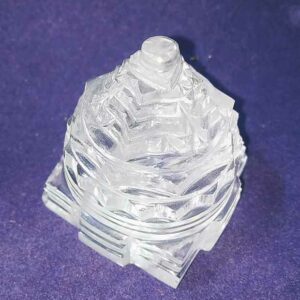 Lab- Certified Indian Sphatik Shree Yantra & Original  - 172 Gram - Image 3