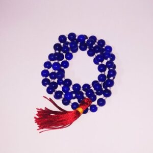 Lab- Certified Lapis Lazuli Mala (Lazward Mala) - 8 mm - Image 4