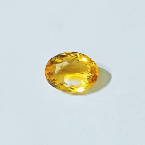 Abhimantrit Yellow Citrine (Sunela) Stone & Lab Certified 12.21 Carat - Image 2