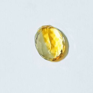 Abhimantrit Yellow Citrine (Sunela) Stone & Lab Certified 12.21 Carat - Image 5