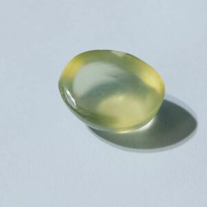 Green Moonstone Abhimantrit & Lab- Certified- 7.40 Carat - Image 1