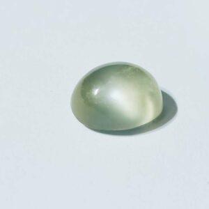 Green Moonstone Abhimantrit & Lab- Certified- 7.40 Carat - Image 4