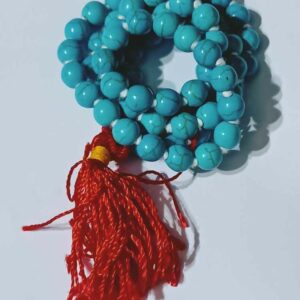 Genuine Firoza Mala Natural & Original Gemstone- 8 mm Abhimantrit - Image 2