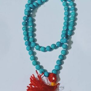 Genuine Firoza Mala Natural & Original Gemstone- 8 mm Abhimantrit - Image 1