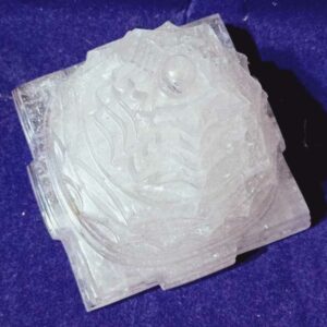 Abhimantrit Indian Sphatik Shree Yantra  & Lab- Certified 1.736 K.G - Image 5