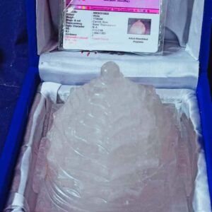 Abhimantrit Indian Sphatik Shree Yantra  & Lab- Certified 1.736 K.G - Image 4