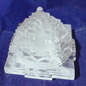 Abhimantrit Indian Sphatik Shree Yantra & Lab- Certified 2.168 K.G - Image 4