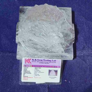Abhimantrit Indian Sphatik Shree Yantra & Lab- Certified 2.168 K.G - Image 5
