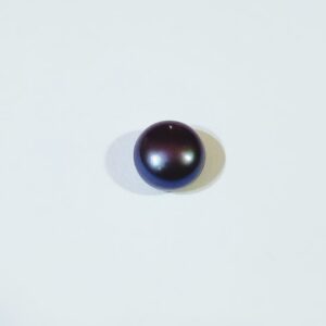 Natural Black Pearl (Kaala Moti) Stone & Lab Certified - 7.25 Carat - Image 4