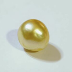Natural Yellow Pearl ( Moti )  Stone & Lab Certified - 7.25 Carat - Image 6