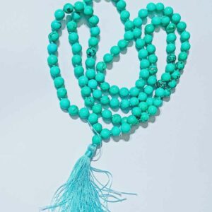 Abhimantrit Firoza Mala & Lab Certified 8mm & 108 Beads For Jaap - Image 1