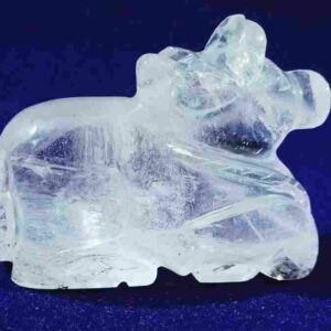 Abhimantrit Lab Certified Indian Sphatik Nandi - 86 Gram - Image 4