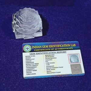 Abhimantrit Indian Sphatik Shree Yantra - 108 Gram - Image 3