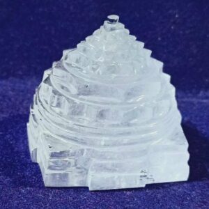 Abhimantrit Indian Sphatik Shree Yantra - 108 Gram - Image 1