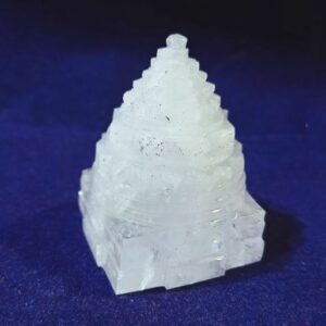Abhimantrit Indian Sphatik Shree Yantra Natural & Indian Crystal- 128 Gram - Image 2
