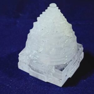 Abhimantrit Indian Sphatik Shree Yantra Natural & Indian Crystal- 128 Gram - Image 3