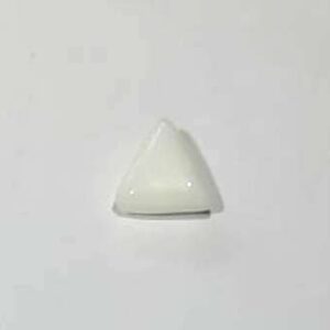 Triangle White Coral Stone (Moonga) Lab Certified & Abhimantrit  6.25 Carat - Image 4