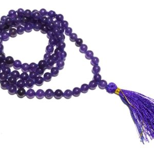 Amethyst Mala / Jamunia Mala 108 Beads 6 mm & Abhimantrit - Image 6