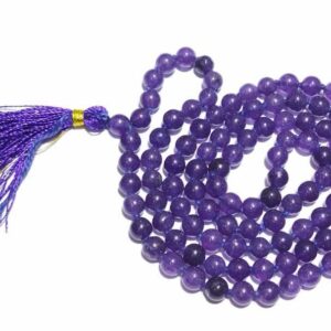 Amethyst Mala / Jamunia Mala 108 Beads 6 mm & Abhimantrit - Image 7