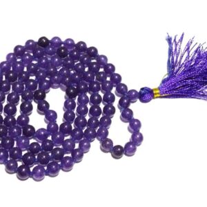 Amethyst Mala / Jamunia Mala 108 Beads 6 mm & Abhimantrit - Image 8