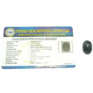 Abhimantrit Sulemani Hakik (Agate) Stone & Lab Certified - 12.25 Carat - Image 5
