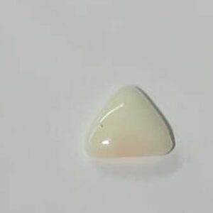 Triangle (Trikona) White Coral Stone & Abhimantrit 5.25 Carat - Image 5