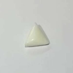 Triangle White Coral Stone (Moonga) Lab Certified  & Abhimantrit  5.25 Carat - Image 2