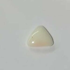 Triangle (Trikona) White Coral Stone & Abhimantrit 5.25 Carat - Image 4