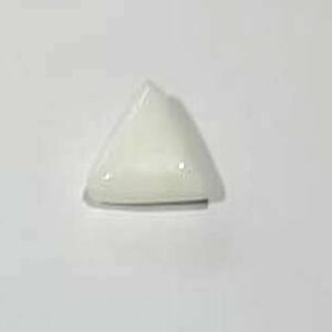 Triangle White Coral Stone (Moonga) Lab Certified & Abhimantrit  6.25 Carat - Image 1