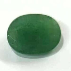 Abhimantrit Panna Stone (Emerald) Oval shape & Lab Certified - 7.25 Carat - Image 3