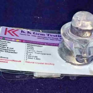 Certified Indian Sphatik Shivling - 62 Gram - Image 5