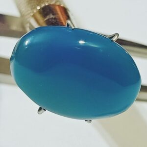 Abhimantrit Natural Blue Onyx (Oval Shape) & Lab Certified - 7.8 Carat - Image 5