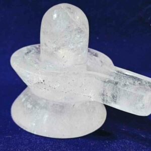 Abhimantrit Certified Indian Sphatik Shivling - 160 Gram - Image 5