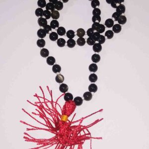 Black Obsidian  Mala, Natural & Lab Tested - 8mm  72 Bead - Image 5
