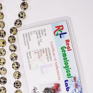Abhimantrit Dalmatian Jasper Mala & Lab - Certified - Image 4