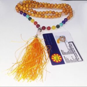 Abhimantrit Chandan Mala with 7 Chakra Natural & Lab- Certified - Image 3
