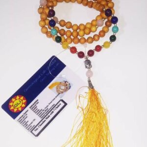 Abhimantrit Chandan Mala with 7 Chakra Natural & Lab- Certified - Image 5