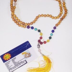 Abhimantrit Chandan Mala with 7 Chakra Natural & Lab- Certified - Image 2